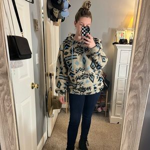 Fuzzy Sherpa unisex hoodie